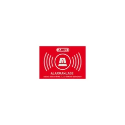 Aufkleber Alarm 14,8 x 10,5 cm ^ Abus Hot