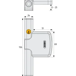 Fensterschloss FTS206 ^ Abus Discount