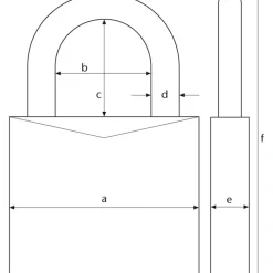 Zahlenschloss 180IB/50HB63 B/DFNLI ^ Abus Best