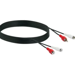 A-Cinch-Audio-Verläng. 5m sw ^ Schwaiger Clearance