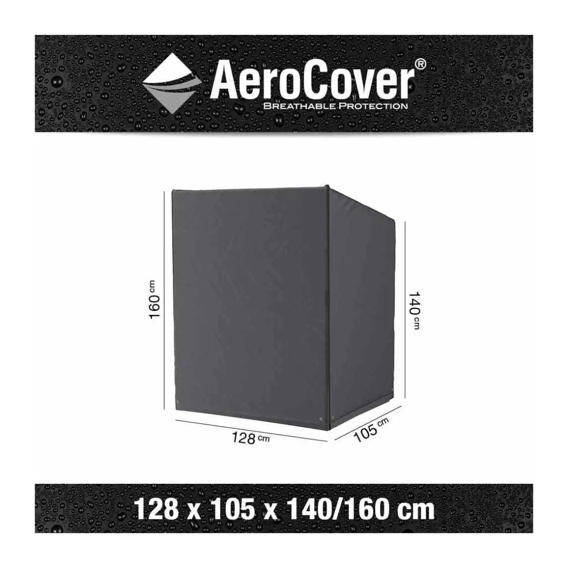 AeroCover Strandkorbhuelleatmungsaktiv 128x105x160/140 ^ Clearance