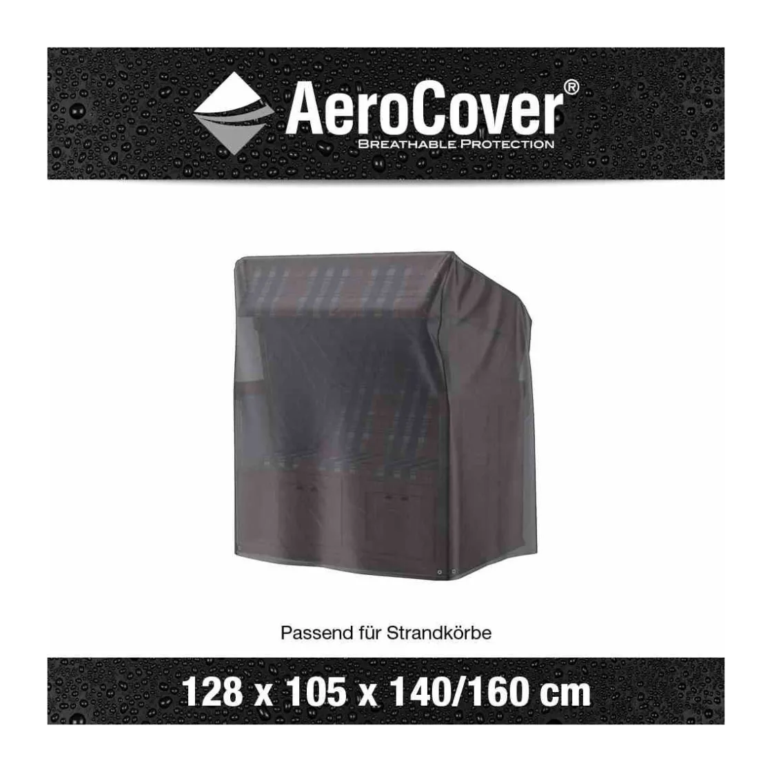 AeroCover Strandkorbhuelleatmungsaktiv 128x105x160/140 ^ Clearance