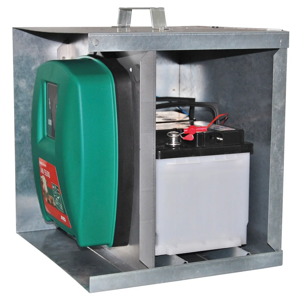Akkukasten für AN-12V-Geräte 37,5 x 37,5 x 33,5 cm ^ Clearance