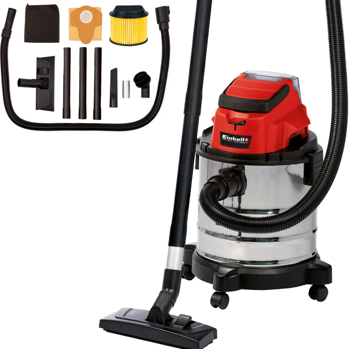 Akku-Nass-Trockensauger TC-VC 18/20 LiS-So. ^ Einhell