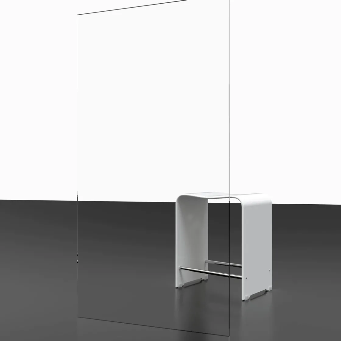 Alexa Style 2.0 Drehtuer inkl Seitenwand192x90x90cm Alu Natur, Klar hell ^ Schulte New