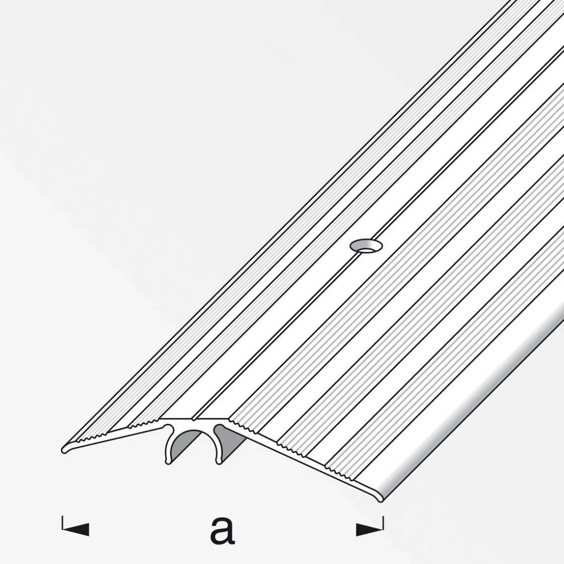 Niveauausgleichsprofil Clipstech-Plus 56 mm 1m silber ^ Alfer