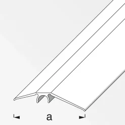 Niveauausgleichsprofil Clipstech 56 mm 2m edelstahl-optik ^ Alfer Clearance