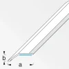 Niveauausgleichsprofil 8 mm 1m PVC selbstklebend buche ^ Alfer Sale