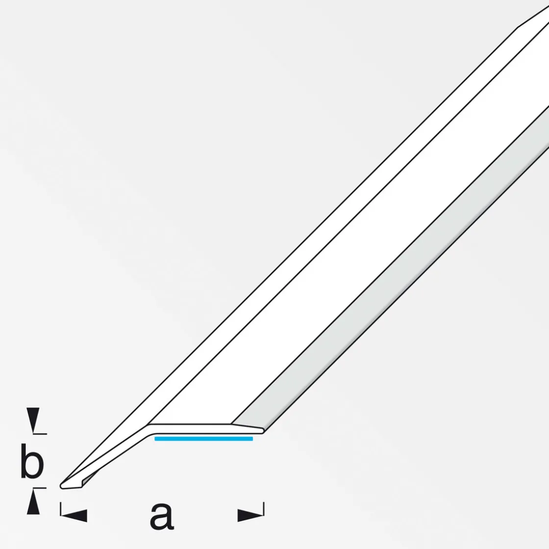 Niveauausgleichsprofil 8 mm 1m PVC selbstklebend buche ^ Alfer Sale
