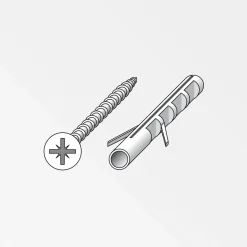 Schraube mitDübel 3 x 30 mm 10 Stück ^ Alfer Discount