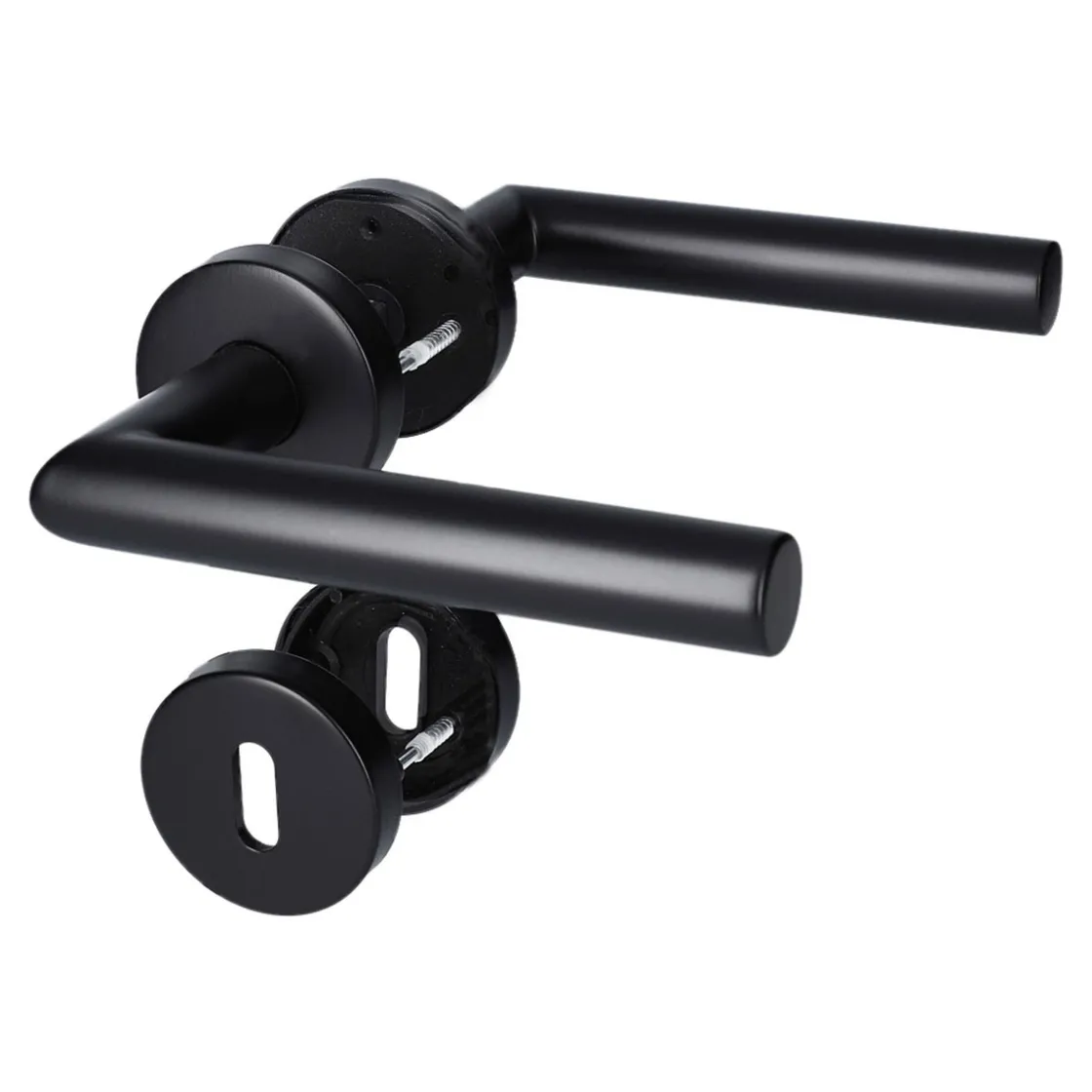 Rosettengarnitur Fair I schwarz Durchmesser 52 mm ^ Alpertec Discount