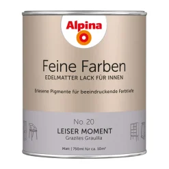 Buntlack Feine Farben Lack No 20 Leiser Moment edelmatt 750ml ^ Alpina Clearance