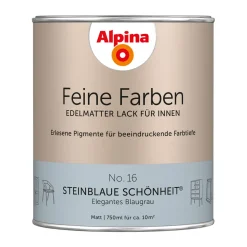 Buntlack Feine Farben Lack No 16 Steinblaue Schönheit edelmatt 750ml ^ Alpina Online