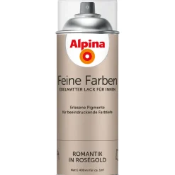 Buntlack Feine Farben Sprühlack Romantik in Roségold 400ml ^ Alpina