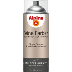 Buntlack Feine Farben Sprühlack No 33 Stille des Vulkans edelmatt 400ml ^ Alpina Outlet