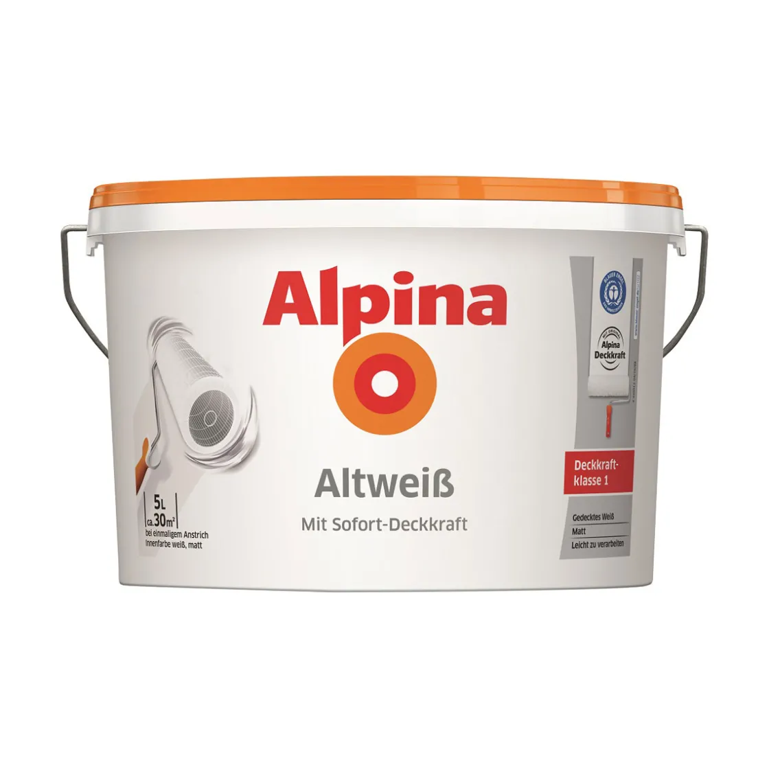 Wandfarbe Altweiß Matt L ^ Alpina Best