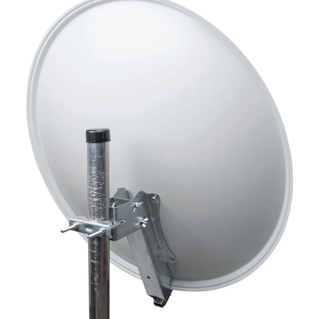 Alu-SAT-Spiegel 80 cm, hellgrauAlu-Line ^ Schwaiger Outlet
