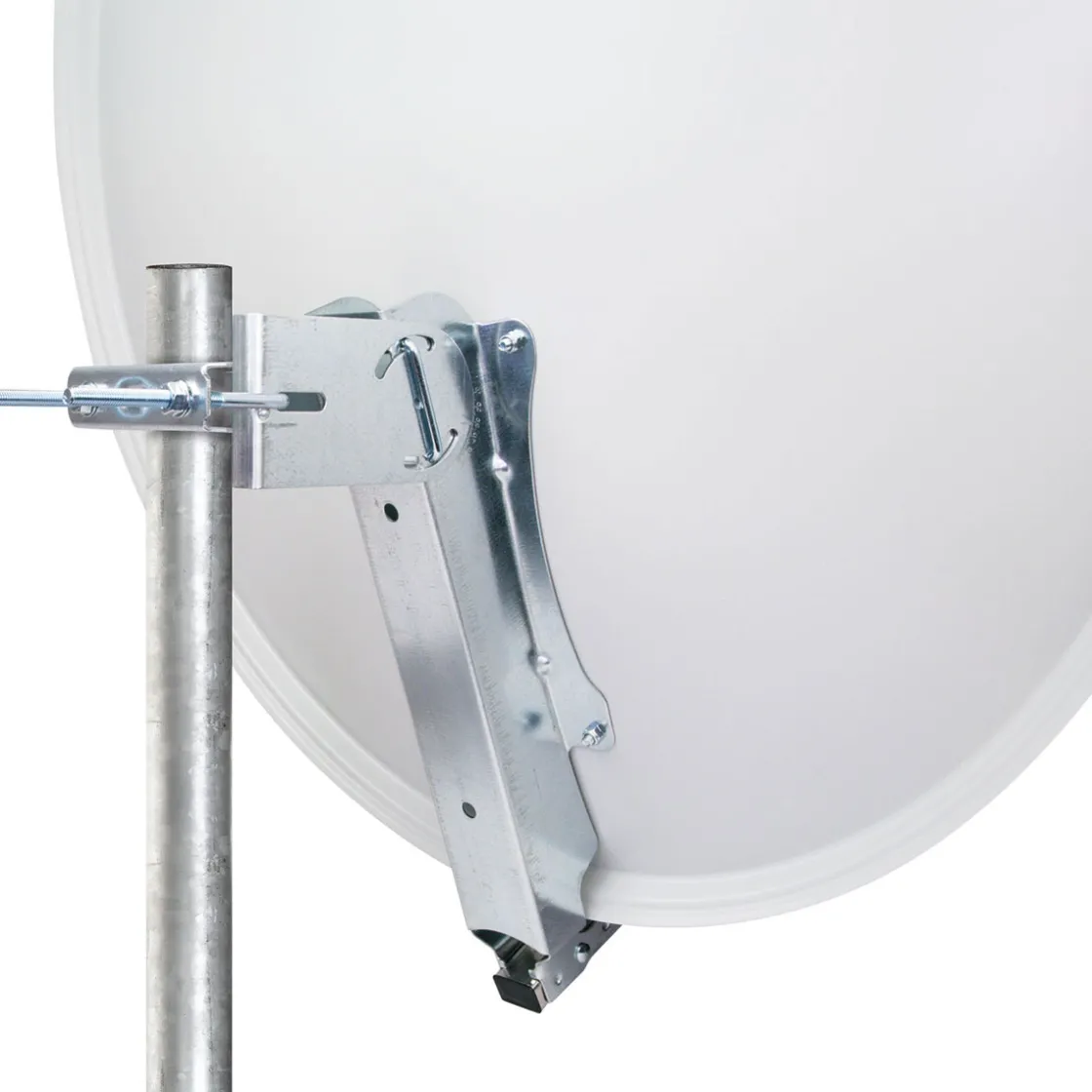 Alu-SAT-Spiegel 80 cm, hellgrauAlu-Line ^ Schwaiger Outlet