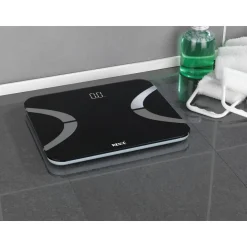 Analysewaage LED BT 30x26cm, schwarz ^ Wenko Best