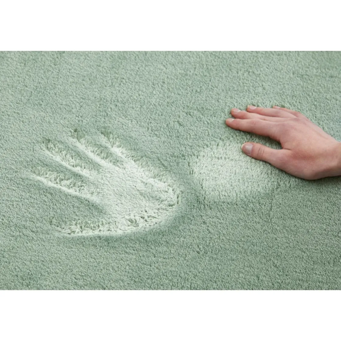 Teppich Arezzo 80x150 cm salbeigrün ^ andiamo Clearance