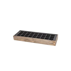 Anzuchtholzkiste 27er Topfplatte 50x16x6cm ^ Siena Garden Discount
