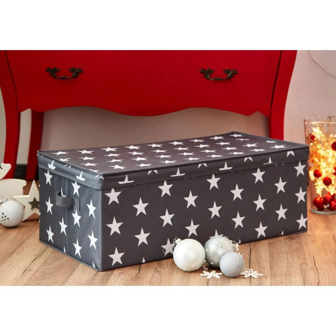 Aufbewahrungsbox für z.B Weihnachtskugeln weiß 30 Fächer ^ Online
