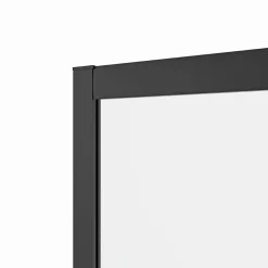 Eckdusche Black Eclipse schwarz matt 90 x 90 cm ^ Aurlane Clearance