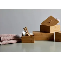 Badbox mit Deckel M Mod. Terra, Bambu ^ Wenko