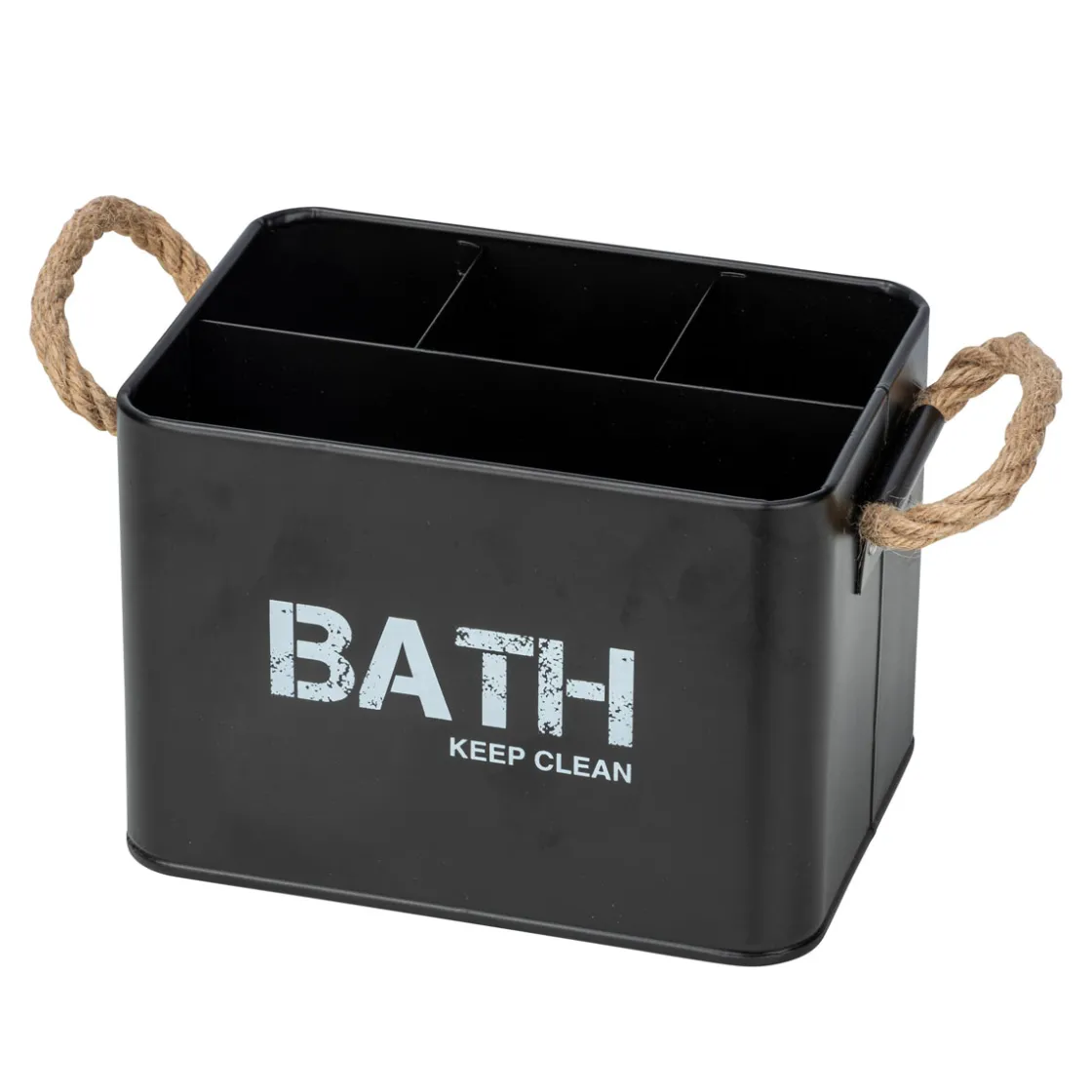 Badbox mit 4 Faechern Mod. Gara, schwarz ^ Wenko Hot