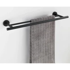 Badetuchstange Duo Bosio Black matt ^ Wenko Hot