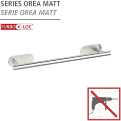 Badetuchstange Uno 40 cm Orea MattTurbo-Lock Edelstahl ^ Wenko Hot
