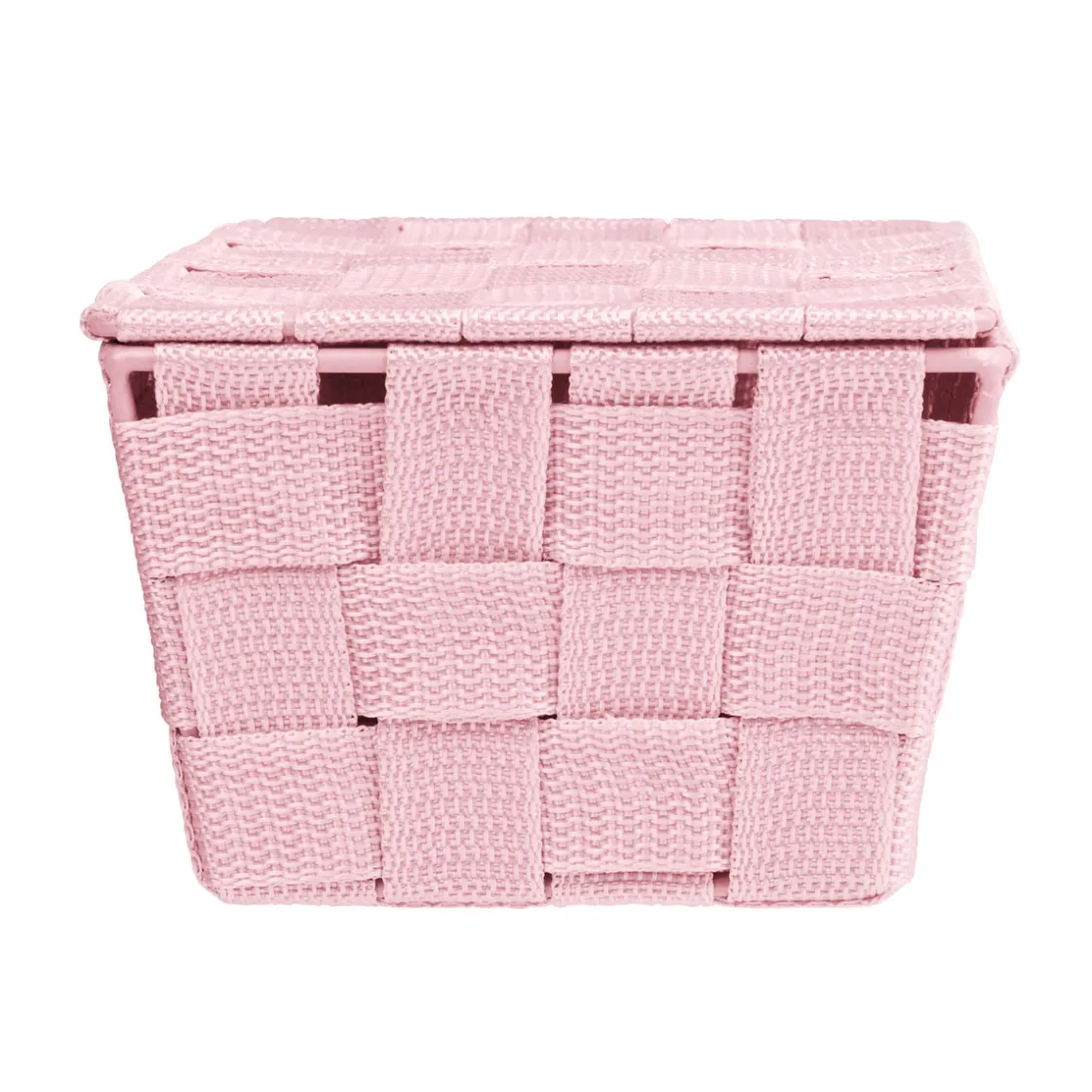 Badkorb mit Deckel Mod. Adria, rosa ^ Wenko Sale