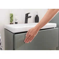 BADMOBIL Keramikwaschtisch CRAFT 49 x 5 x 37 cm ohne Überlauf weiß ^ Clearance