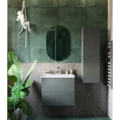 BADMOBIL Spiegelelement CRAFT 50 x 75 x 1,5 cm oval weiß ^ Online