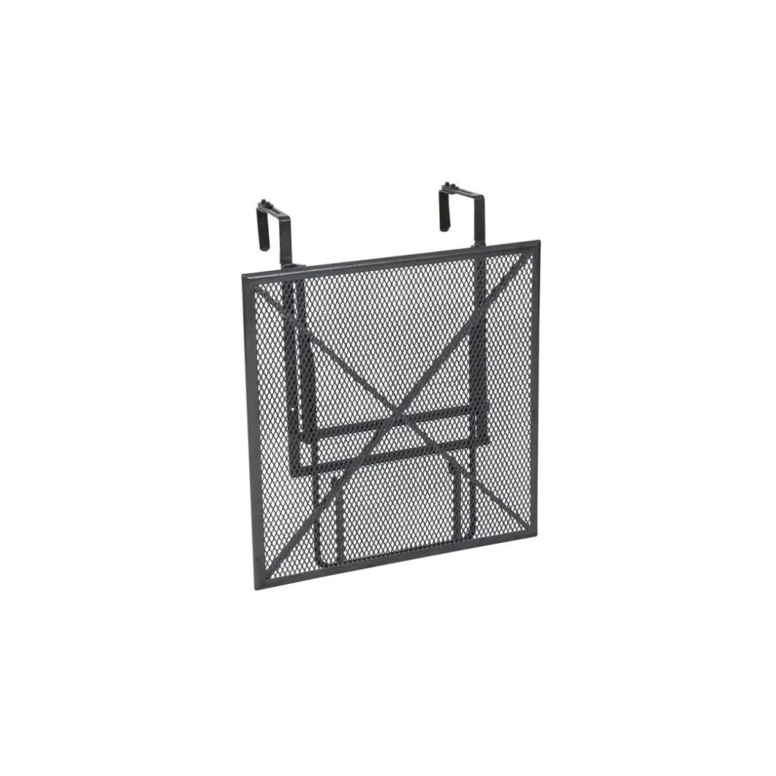 Balkonhaengetisch XL Toulouse eisengrauca. 70x88x47-79 cm ^ Greemotion Testrut