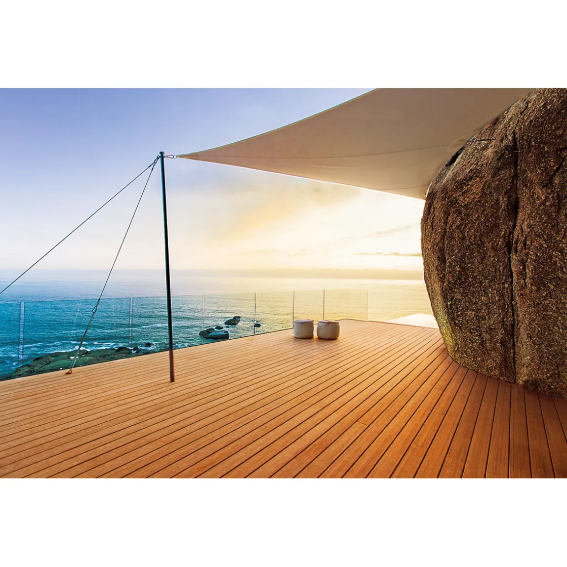 Bambus-Terrassendiele CoBAM 220 x 14 x 2 cm ^ Online
