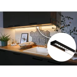 Base Profil mit weissem Diffusor 2 mschwarz eloxiert/weiss Alu/Kunststoff ^ Paulmann Best