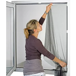 Fliegengitter schwarz 130 x 150 cm ^ Basic