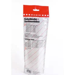 Kabelbinder-Set weiß 250-teilig ^ Basic Discount