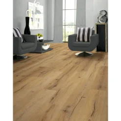 Laminatboden Century Oak beige 138 x 19,3 cm ^ Basic Sale