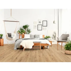 Laminatboden Eiche Silent 138 x 19,3 cm ^ Basic Online