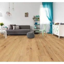 Laminatboden Eiche Silent 138 x 19,3 cm ^ Basic Online