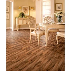 Laminatboden Nussbaum 137,6 x 19,3 cm ^ Basic Best