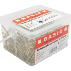 Mehrzweck-Schrauben-Eimer 4,0 x 40 mm 500 Stück im Eimer ^ Basic Online