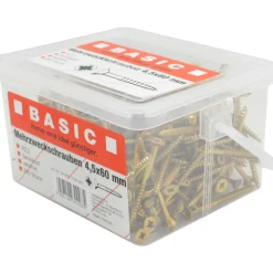 Mehrzweckschraube 4,5 x 60 mm 260 Stück im Eimer ^ Basic Discount