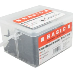 Schnellbauschrauben-Eimer 3,9 x 35 mm 500 Stück ^ Basic Clearance