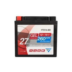 Batterie GEL YTX14-BS 14Ah 260A ^ New
