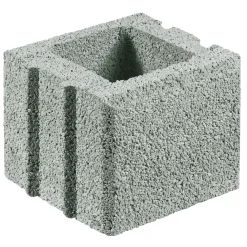 Bellamur-Gartenmauer 1/2 Stein, 25x25x20cm, grau ^ Lusit Outlet