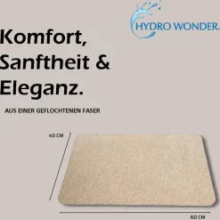 Duschmatte Hydrowonder rutschfest 40 x 60 cm ^ Best Direct Discount