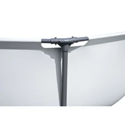 Frame-Pool-Set Steel Pro MAX mit Filterpumpe Durchmesser 305 x 76 cm lichtgrau ^ Bestway Hot